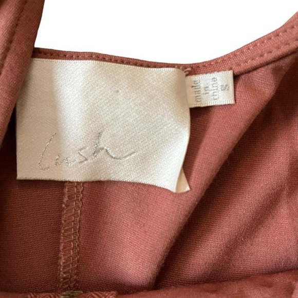 Pink mini dress with gold studs #glammini #studded #lush #blush #partydress - Picture 4 of 4